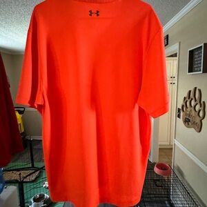 Men’s CLASS Under Armour performance polo, bright orange